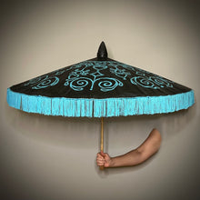 Load image into Gallery viewer, AGAVE (fringed in teal)