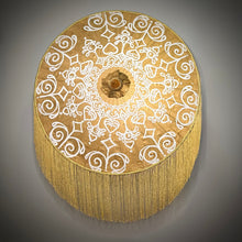 Load image into Gallery viewer, DATURA (fringed in gold)