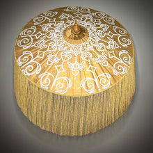 Load image into Gallery viewer, DATURA (fringed in gold)